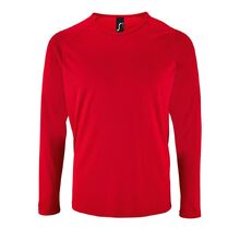 Футболка с длинным рукавом Sporty LSL Men красная, размер L