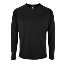 Футболка с длинным рукавом Sporty LSL Men черная, размер XL