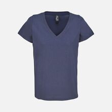 Футболка женская Regent Women с V-образным вырезом, кобальт (темно-синяя), размер XS