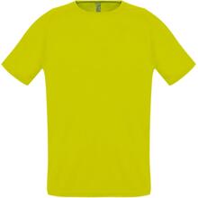 Футболка унисекс Sporty 140 желтый неон, размер XXL
