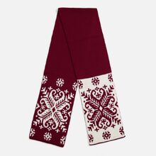Шарф Wintertude M, красный с белым