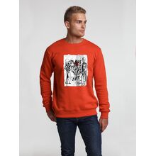 Толстовка Make Love, красная, размер XL
