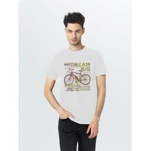 Футболка Bicycle, белая, размер XXL