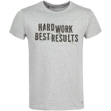 Футболка Hard Work. Best Results, серый меланж, размер XXL
