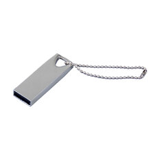 USB 2.0-флешка на 16 Гб с мини чипом и отверстием для цепочки
