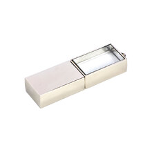 USB 2.0- флешка на 32 Гб кристалл в металле