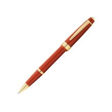 Ручка-роллер «Bailey Light Polished Amber Resin and Gold Tone»