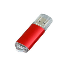 USB 2.0- флешка на 4 Гб с прозрачным колпачком