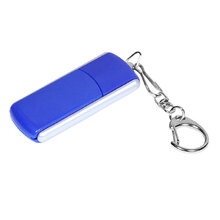 USB 2.0- флешка промо на 4 Гб с прямоугольной формы с выдвижным механизмом