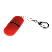 USB 2.0- флешка «Goutte Soft-touch» на 16 Гб каплевидной формы