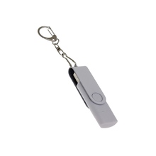 USB 2.0- флешка на 128 Гб с поворотным механизмом и дополнительным разъемом Type-C