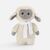 Мягкая игрушка Beastie Toys, овечка с белым шарфом, ver.2