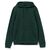 Толстовка с капюшоном унисекс Hoodie, темно-зеленый меланж, размер XS