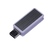 USB 3.0- флешка промо на 64 Гб прямоугольной формы, выдвижной механизм