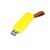 USB 3.0- флешка промо на 32 Гб прямоугольной формы, выдвижной механизм