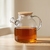 Стеклянный чайник с бамбуковой крышкой «Sencha M»